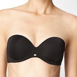 ⭑ Calvin Klein Naked Glamour Strapless Push-up Bra